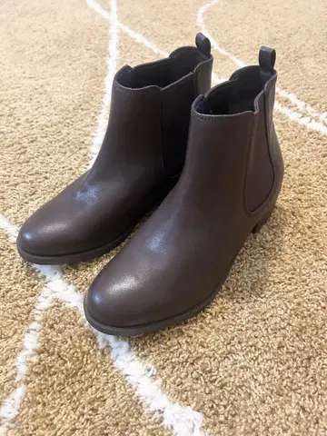 글로벌 워크 사이드 고어 부츠 숏 브라운 M 23.5cm 발수