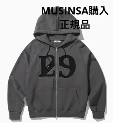 ILLIGO 129 Logo Patch Hoodie Charcoal