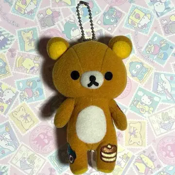 리락쿠마 매달린 아플리케 마스코트 봉제 인형 키링 2007