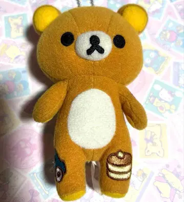 리락쿠마 매달린 아플리케 마스코트 봉제 인형 키링 2007