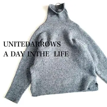 유나이티드 애로우즈 ADAY IN THE LIFE 니트 하이넥
