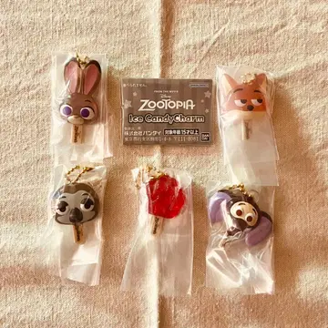 [ 5종 세트 ] 주토피아 아이스캔디 참
