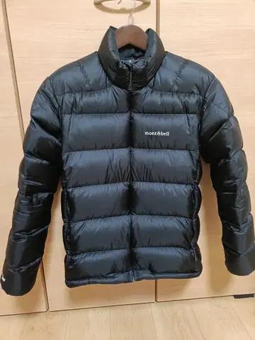 mont-bell 블랙 다운 자켓