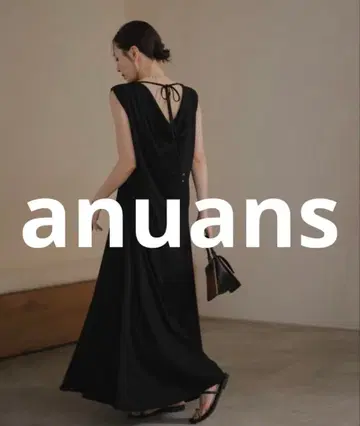 새상품급 anuans 슬리브리스 원피스 FREE 블랙 여성용