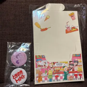 리본 3coins 두근두근 나이트 캔 배지 등 세트