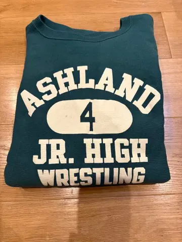 웨어하우스 리버스 위브 그린 맨투맨 L 사이즈 칼리지