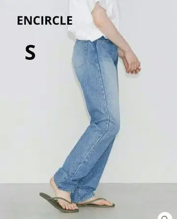 스트레이트 데님 ENCIRCLE 라이트 블루 엔서클 S 여성용