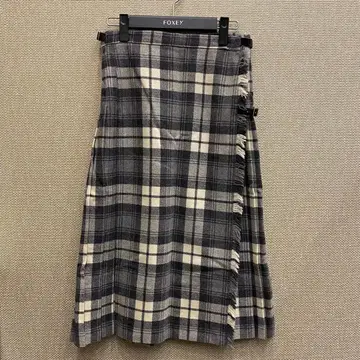 새상품급 Clan Laird 클랜레어드 킬스트 스커트 체크 그레이 계열