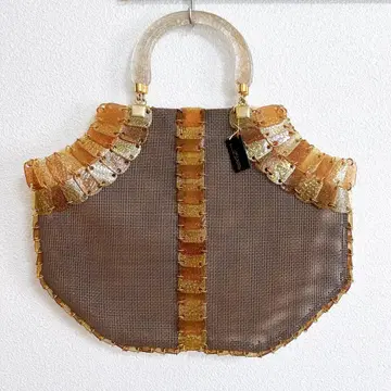 교토 나니와야 HARUBE 새상품 크리스탈 백