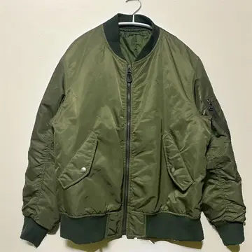 GU 히트 패디드 MA-1 블루종 남성용 OLIVE 올리브 XL