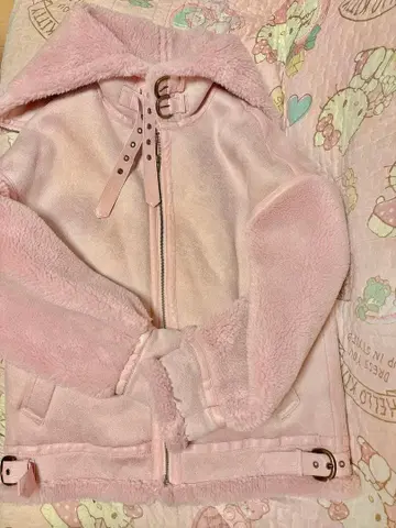 HEIHEI 보아 자켓 무스탕 자켓