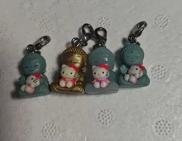 지역 한정 키티 불상 묶음 판매 4개 세트