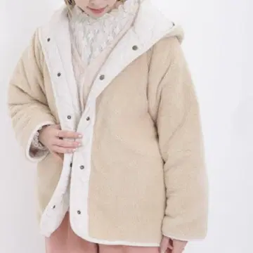 사만사 모스모스 [ 발수 가공 ] 리버서블 후드 블루종