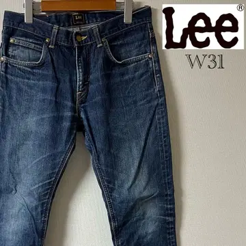 LEE x BEAMS/스트레이트 데님/31/인디고