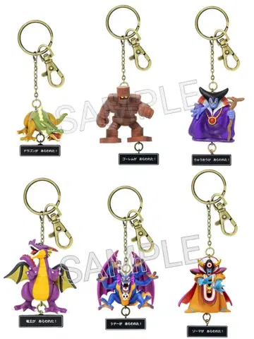 미개봉 드래곤 퀘스트 피규어 키링 6종 세트 HD-2D 스퀘니