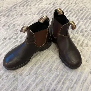 Blundstone 500 브라운 사이드 고어 부츠