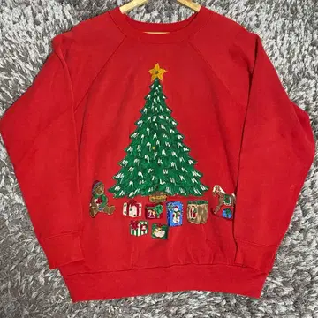 pannill USA제 크리스마스 맨투맨 80s