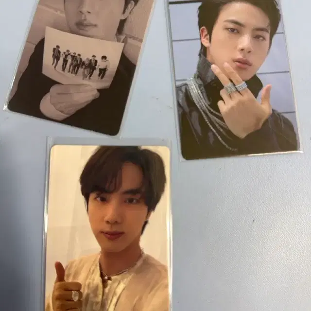 방탄 진 JIN 포토카드 3장 미니포카