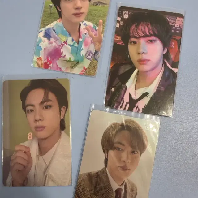 방탄소년단 진 포토카드 4장 bts 일괄