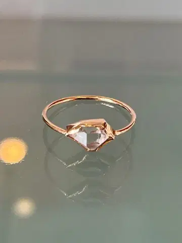 크리스탈 컷 골드링 9호