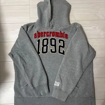 00s abercrombie 그레이 후드티 1892년