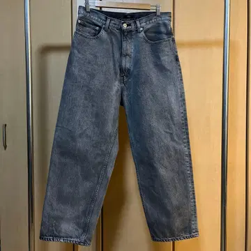 새상품급 YLEVE 13.5oz DENIM BAGGY FADE 사이즈 4