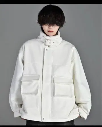 [ ADRER ] B-3 melton / boa flight jacket