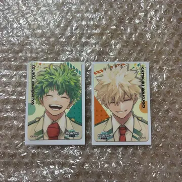 한정판 히로아카 원화전 마그넷 스티커 미도리야 이즈쿠 바쿠고 카츠키 b