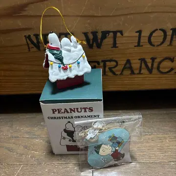 미사용 새상품 PEANUTS 크리스마스 오너먼트 스누피