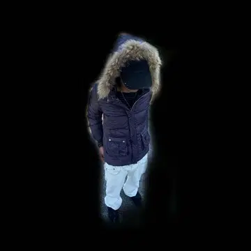 퍼 다운 y2k 시크 스타일 그런지 보라색 sk8 광택 갸루 남자