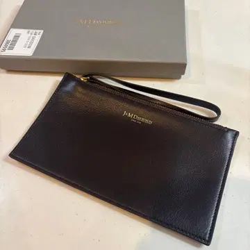 [ 새상품 ] J&M DAVIDSON 가죽 파우치 브라운