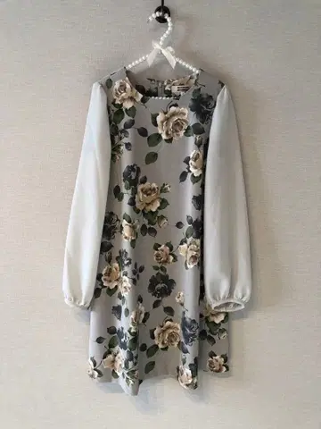 MINIMUM 꽃무늬 긴팔 원피스 2호