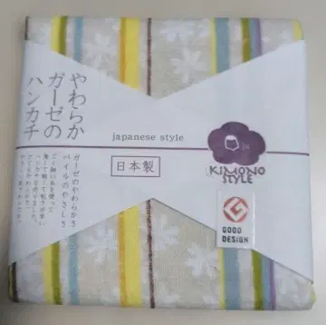 이로아소비 부드러운 거즈 손수건 일본제