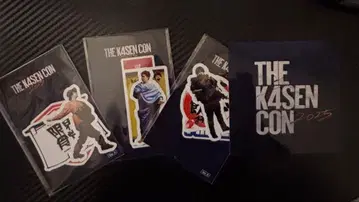 The k4sen con 2025 스티커 세트 3종