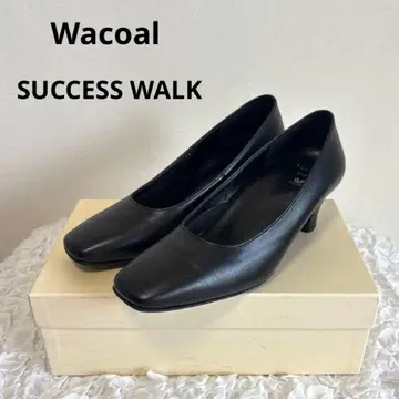 [ 새상품급 ] WACOAL 와코루 서세스워크 펌프스 블랙 일본제 와이드