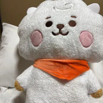 BT21 봉제 인형 오렌지 스카프