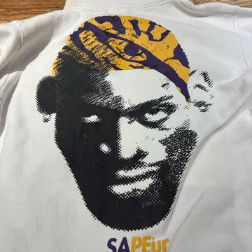 [ SAPEur ] 후드티 M 데니스 로드맨 후드티 화이트