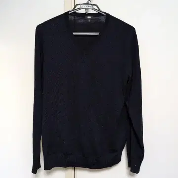 UNIQLO 네이비 V넥 스웨터 XL