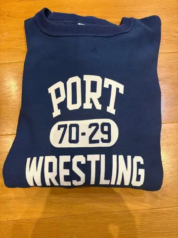 챔피온 리버스 위브 M 사이즈 그린 택 단색 택 데미지 가공 네이비