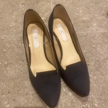 네이비 스웨이드 스틸레토 펌프스