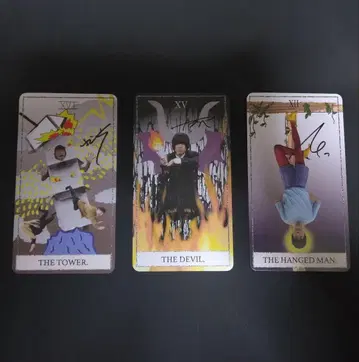 오이시쿠루 멜론빵 타로 카드 (친필 사인 3장 세트)