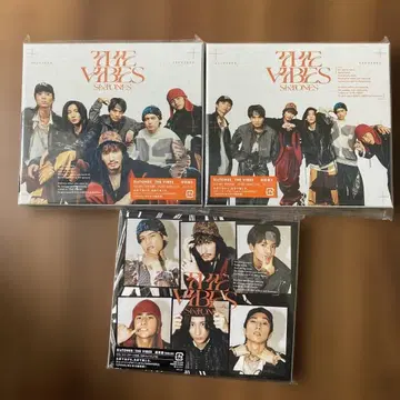SixTONES THE VIBES 초회반 일반ver 3매 세트