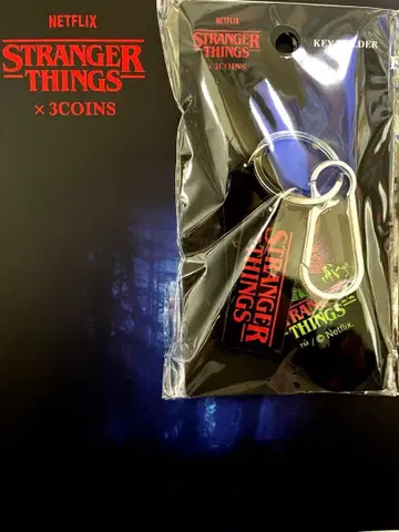 새상품 STRANGERTHINGS 키링 3coins 데모고르곤
