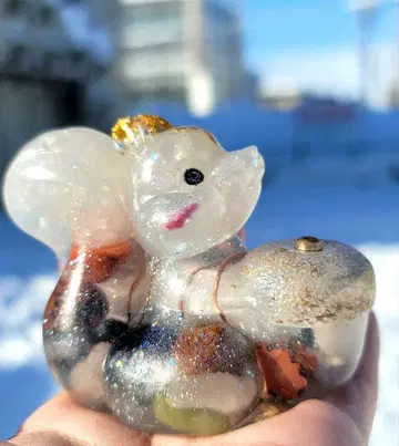 별 정령의 가호를 두르고 태어난 다람쥐 오르가나이트