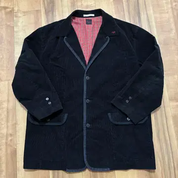 파파스 코듀로이 자켓 블랙 M