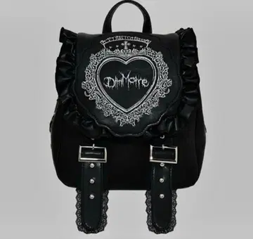 DimMoire HeartCore 프릴 미니 백팩 지뢰 고스로리 고딕