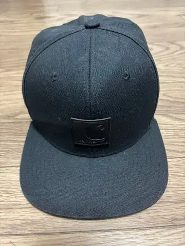 Carhartt 블랙 스냅백 캡