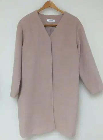 [ CECL McBEE ] 핑크 베이지 롱 코트 M 사이즈