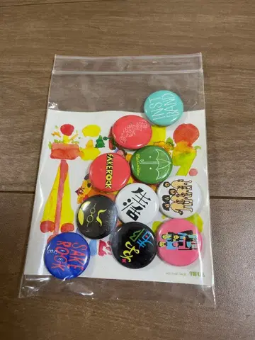 SAKEROCK 호시노 겐 캔뱃지 & 스티커 세트