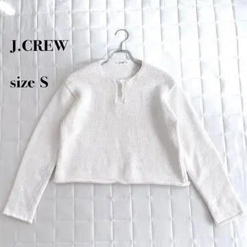 J.CREW 화이트 니트 스웨터 S